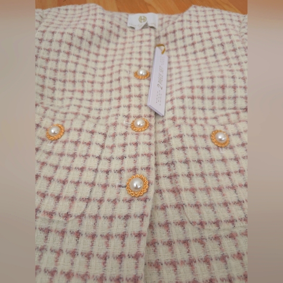 NWT House Of Harlow 1960 Twead Business Suit Skort and Jacket 2 Piece set - Picture 10 of 10